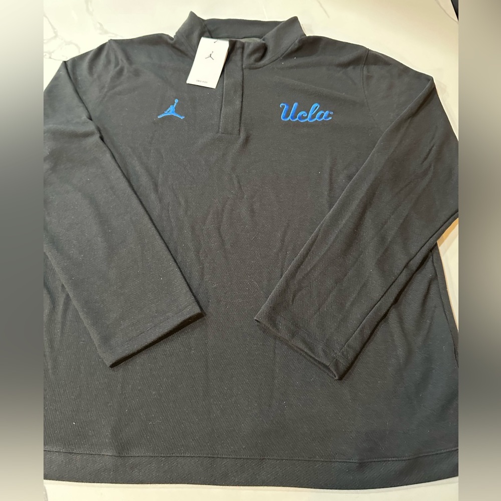 UCLA Bruins Men’s Jordan 1/4 Zip Pullover Retails For $85